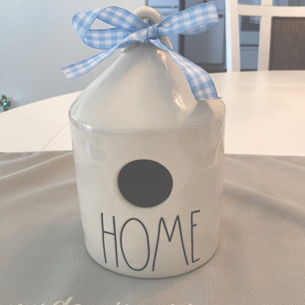 Rae Dunn HOME birdhouse